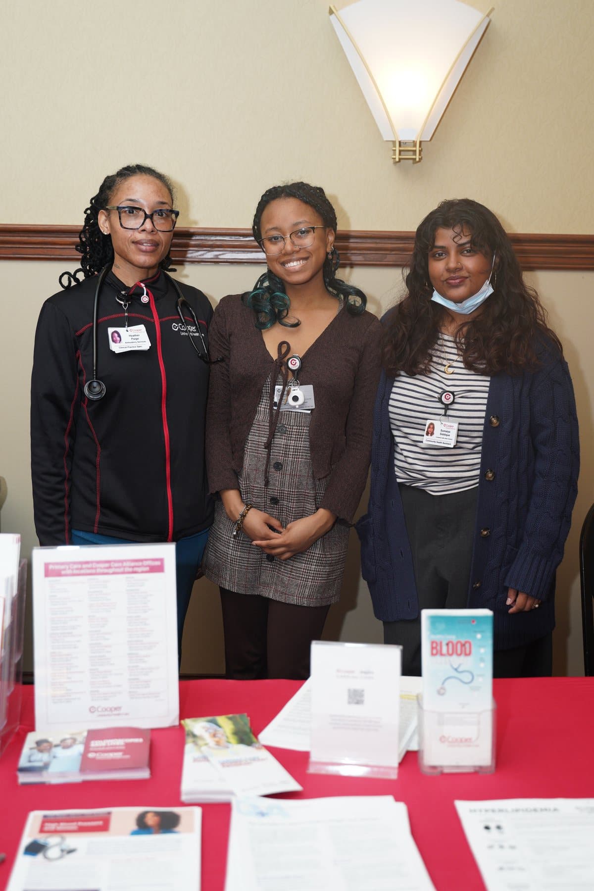 Cooper University Health Care team at A Date With Sis